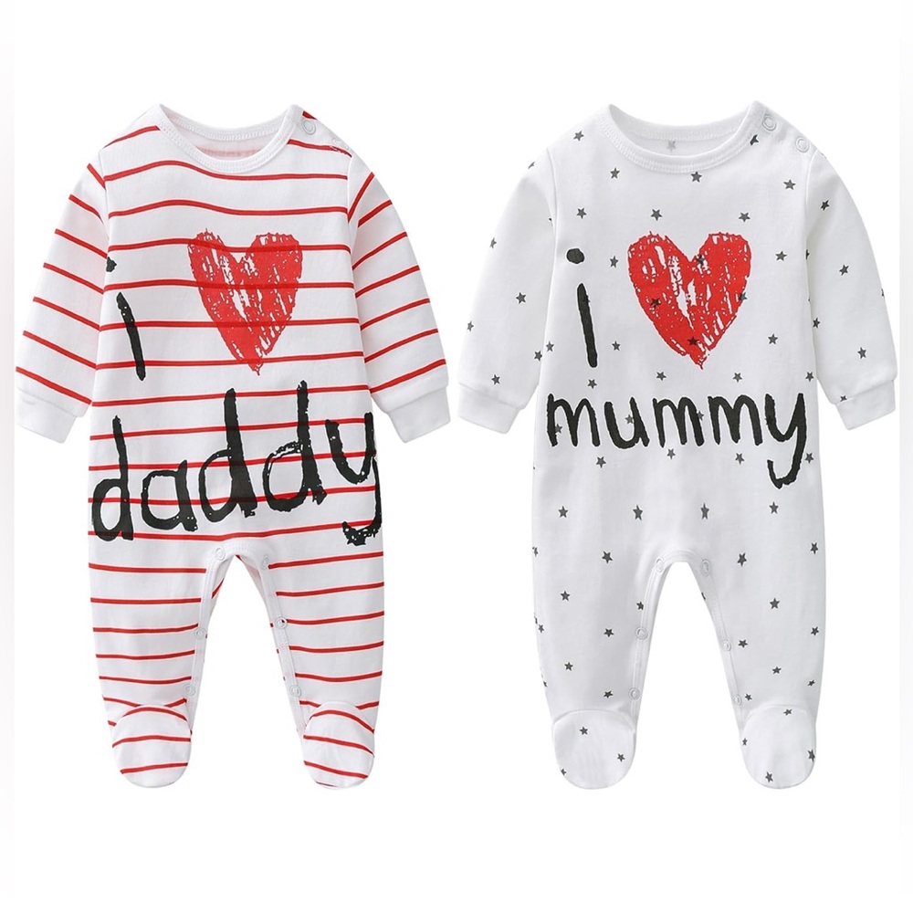 I Love Daddy and Mummy Kids One Piece Set